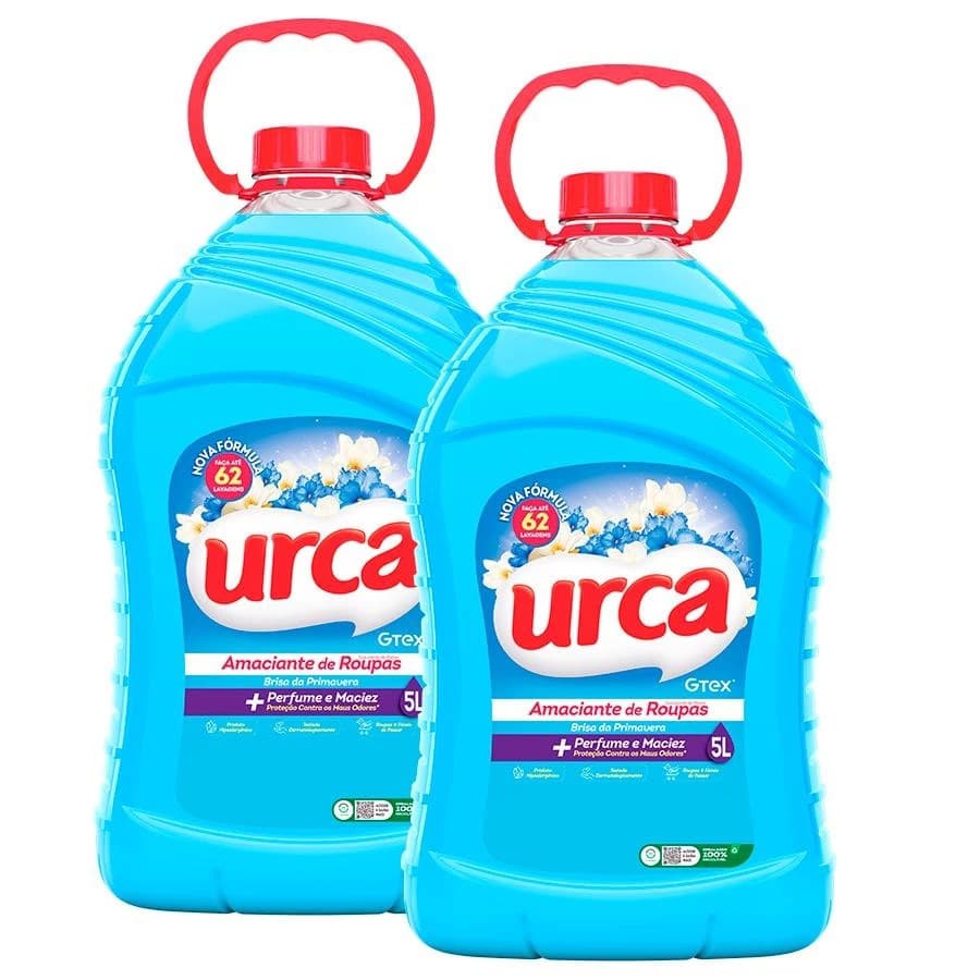 Kit 2 AMACIANTE URCA BRISA AZUL 5L