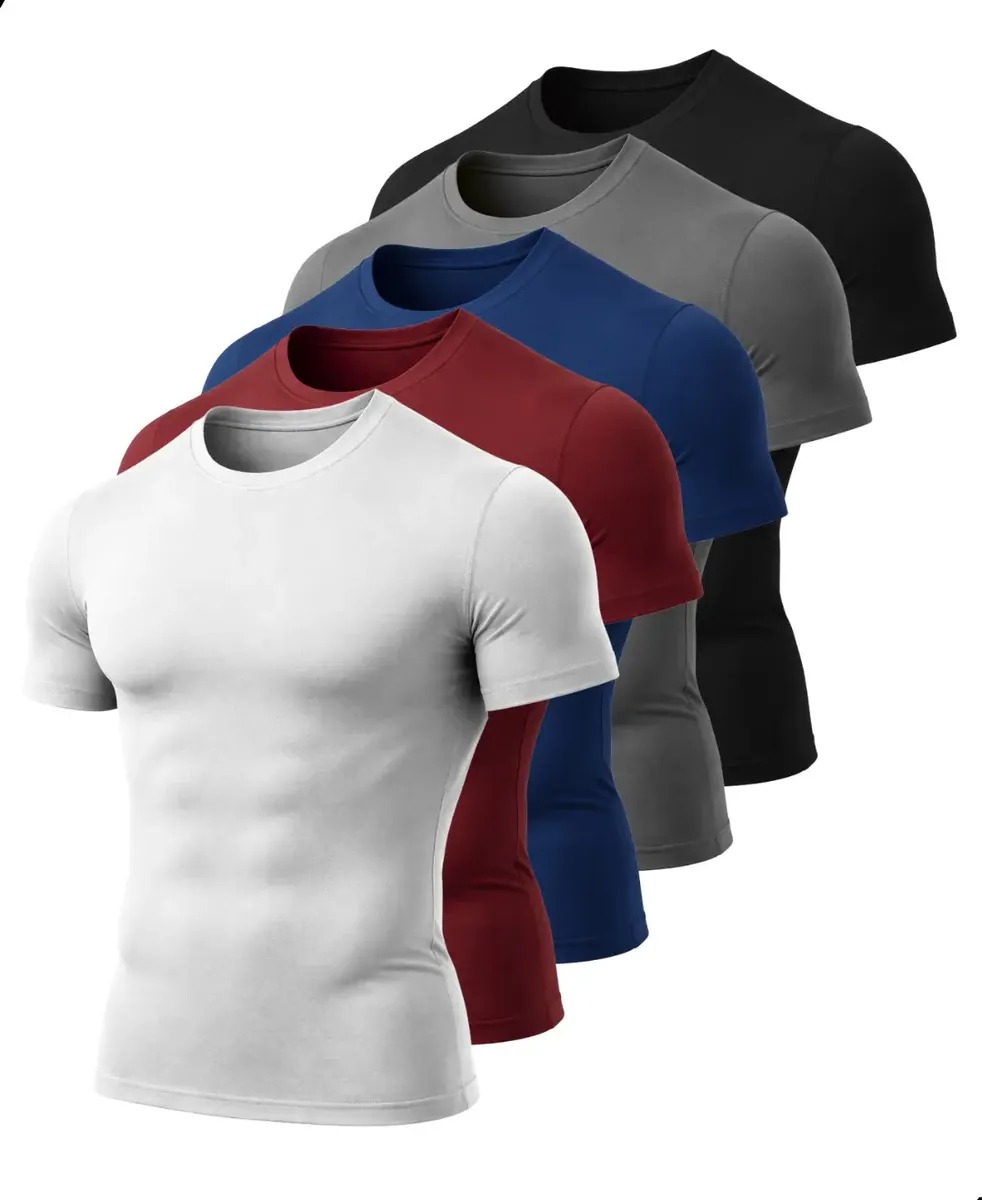 Kit 5 Camisetas Tech Dry Fit Moda Veronz