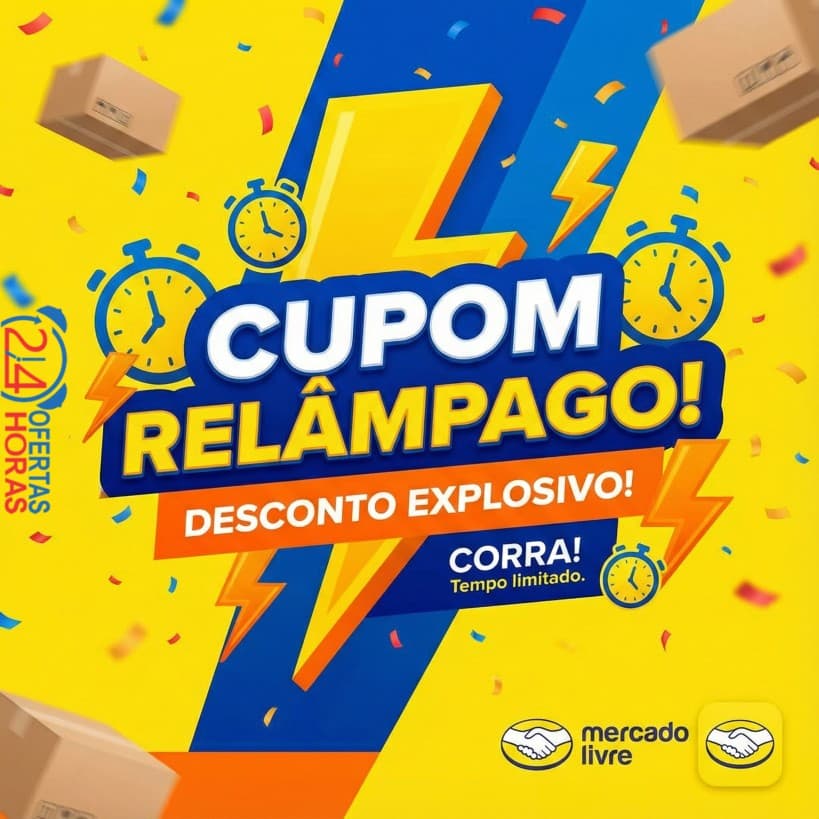 Cupom de 20% acima de R$ 29 com desconto máximo de R$ 60 em itens selecionados no Mercado Livre