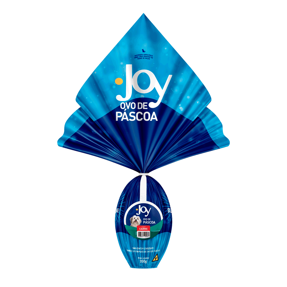 Ovo de Páscoa para Cachorro Joy Carne 200g