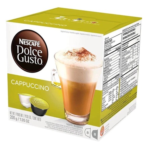 Cápsula Cappuccino Com 10 Unidades Dolce Gusto 200g