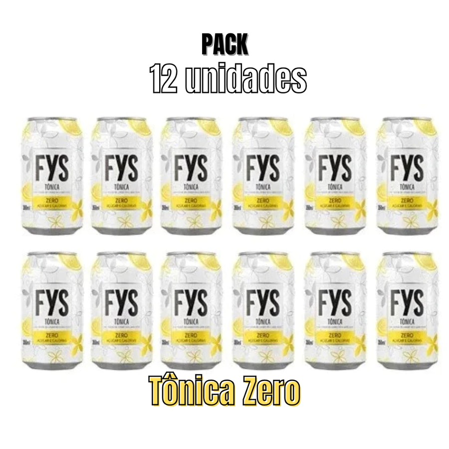 Refrigerante Tônica Zero FYS 350ml – Pack 12 Un