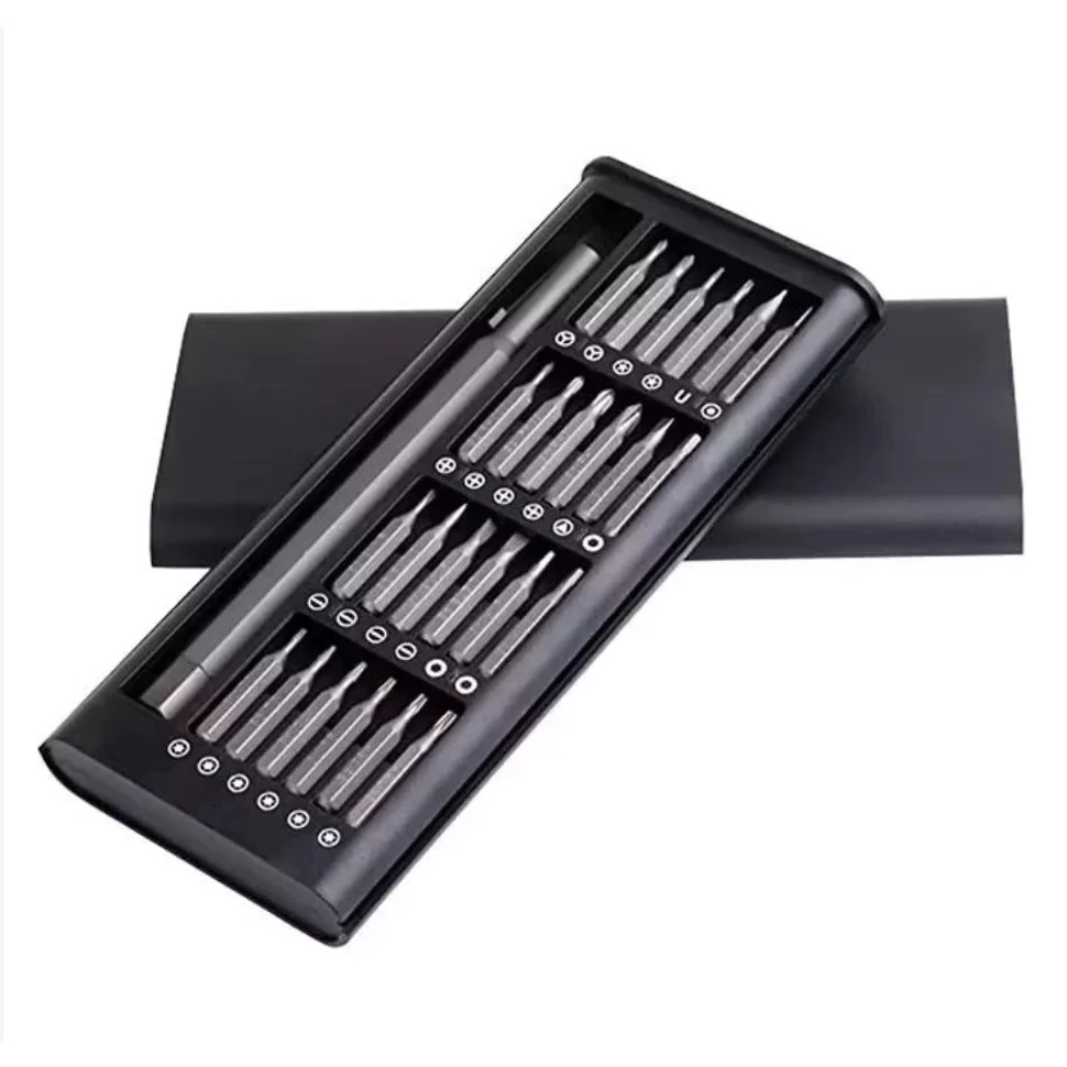 Conjunto Kit de Chaves de Precisão 25 Peças em 1 imã imantada Multiuso Ferramentas Reparo MANUAL