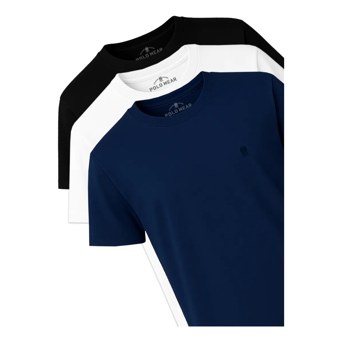 Kit 3 Camisetas Masculinas Polo Wear