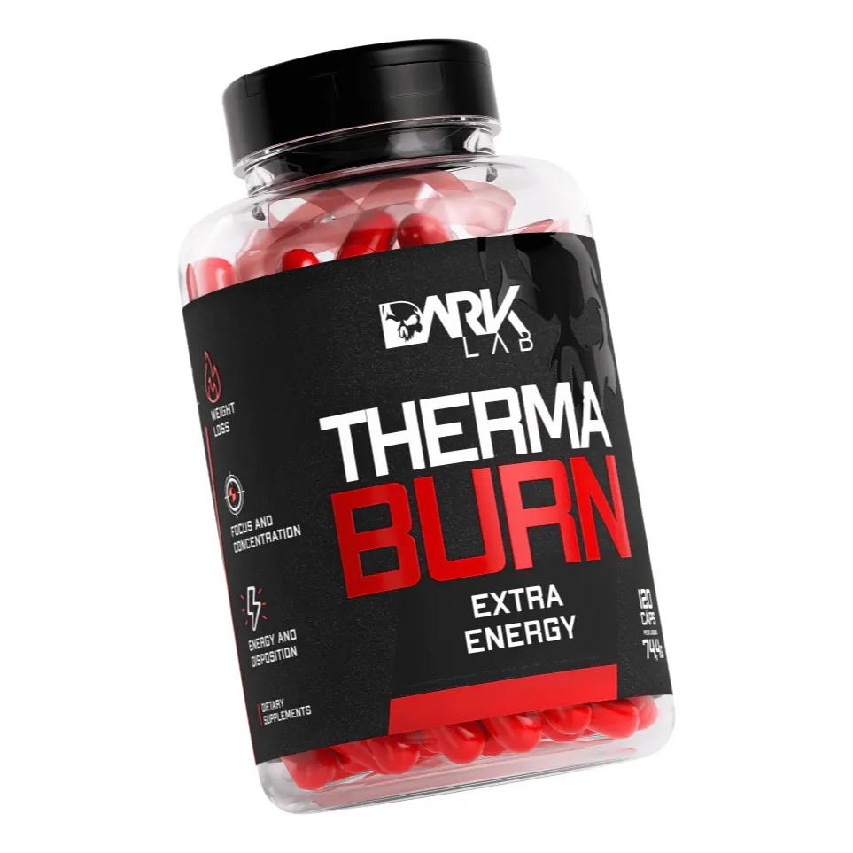 Termogênico Therma Burn 210mg De Cafeína 120 Caps Dark Lab Sabor Sem sabor