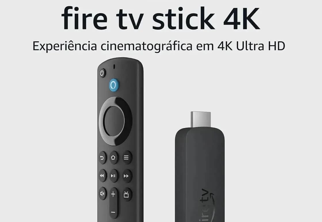 Amazon Fire Stick 4k Wi-fi 6 Alexa Por Voz Inteligente
