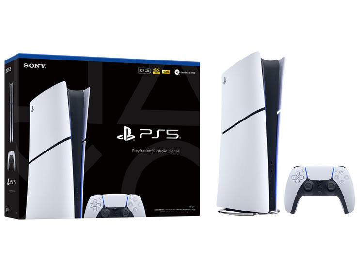 PlayStation 5 Edição Digital 825GB 1 Controle Branco Sony