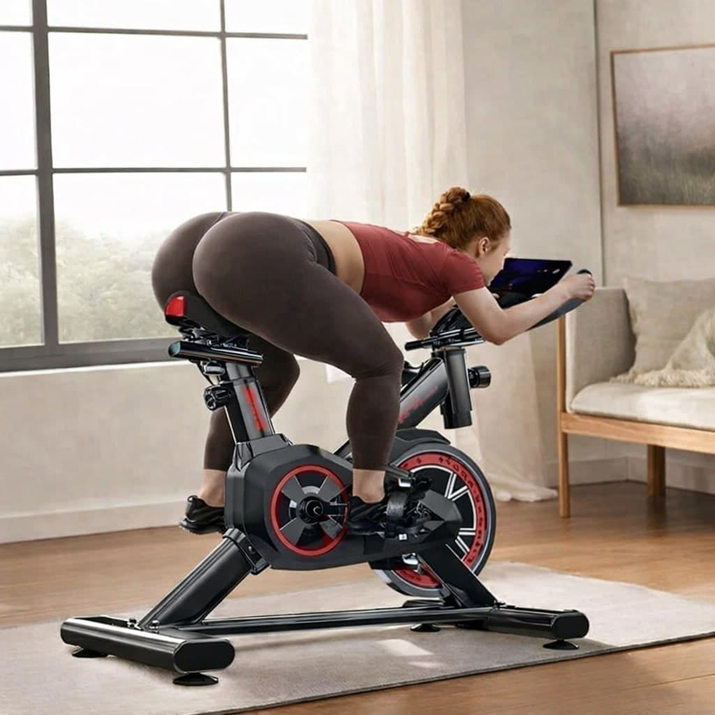 Bicicleta Ergométrica Spinning Semi Profissional Academia Bike Sport Fitness Preta