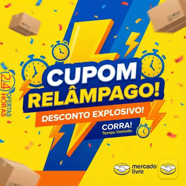 Cupom de 20% acima de R$ 39 com desconto máximo de R$ 50 no Mercado Livre