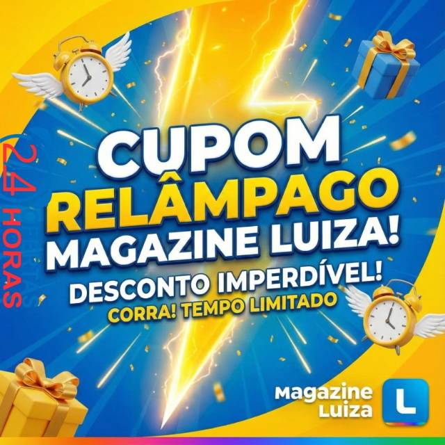 Cupom de R$ 50 acima de R$ 450 no Magazine Luiza