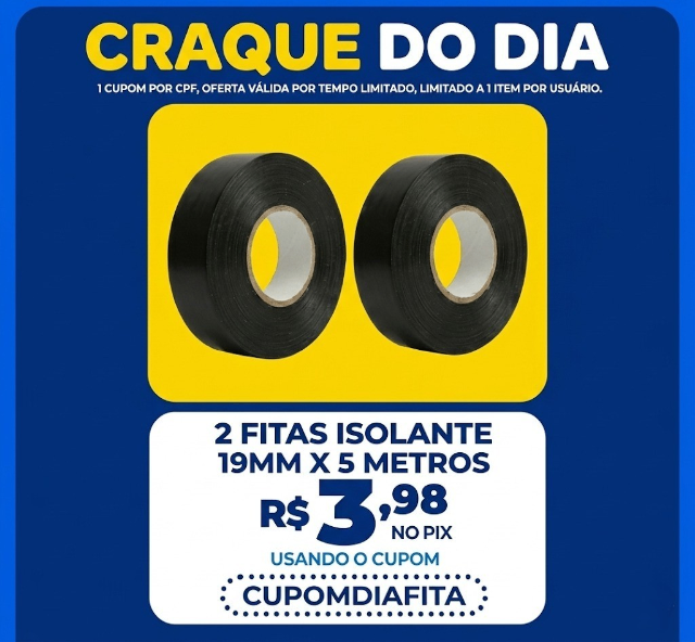 2 Fita Isolante Anti Chama com Proteção UV para Ambientes Internos e Externos 19MM x 5 Metros