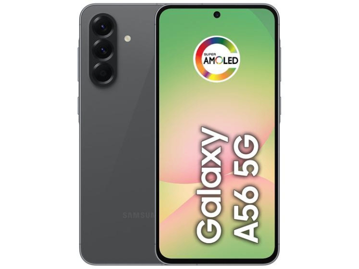 Smartphone Samsung Galaxy A56 256GB 5G 8GB RAM Preto 6,7" Câm. Tripla + Selfie 12MP