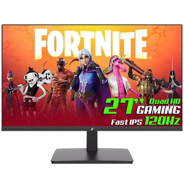 Monitor Gamer SuperFrame View, 27 Pol, Quad HD, Fast IPS, 120Hz, 110% sRGB, HDR, FreeSync, HDMI/DP