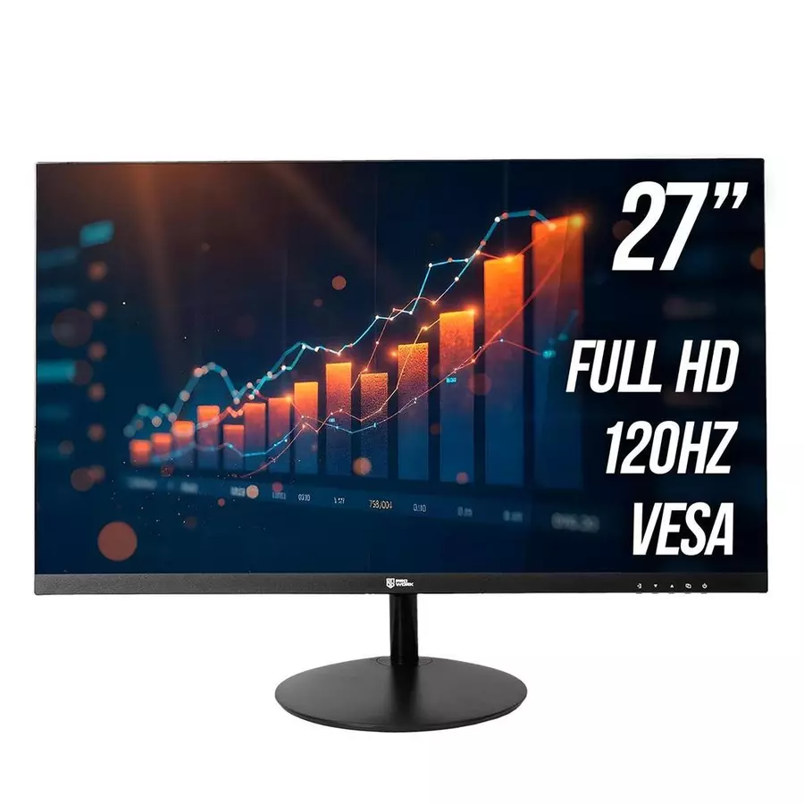 Monitor Safe Gamer ProWork 27''  FHD 120Hz HDMI, VGA, Preto - MO027