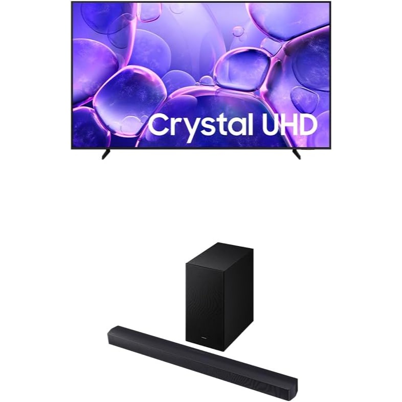 Samsung Combo Smart TV 85" Crystal UHD 4K U8100F + Soundbar HW-Q600F