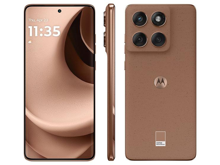 Smartphone Motorola Edge 60 Fusion 256GB 5G 24GB RAM Mocha Mousse 6,7" Câm. Dupla + Selfie 32MP