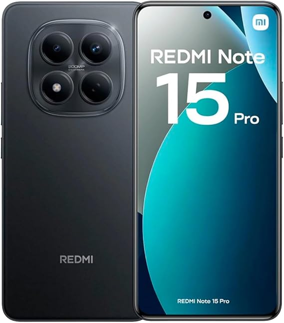 Smartphone Xiaomi Redmi Note 15 Pro 5G 512GB - 8GB Ram (Preto)