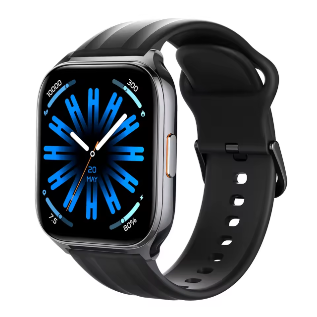 Relógio HAYLOU 3 Smartwatch com Chamadas de Voz Tela AMOLED de 1,85'' Monitoramento de Saúde 24h 150+ Modos de Esporte Relógio Inteligente à Prova d'Água 1ATM