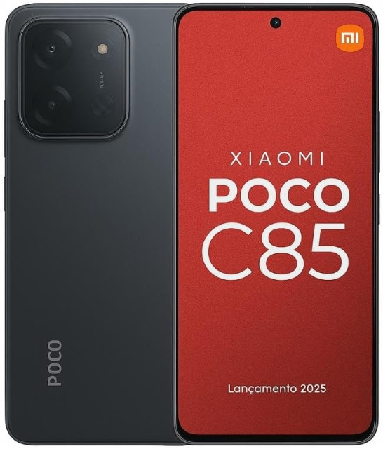 Smartphone Xiaomi Poco C85 NFC Preto 8GB RAM 256GB ROM | nfc