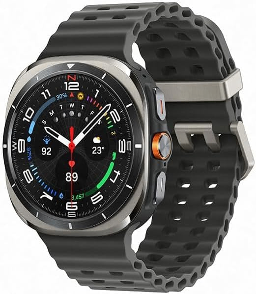 Samsung Galaxy Watch Ultra 2025 Smartwatch 47mm LTE, Galaxy AI, Titânio Aeroespacial, Titânio Prata