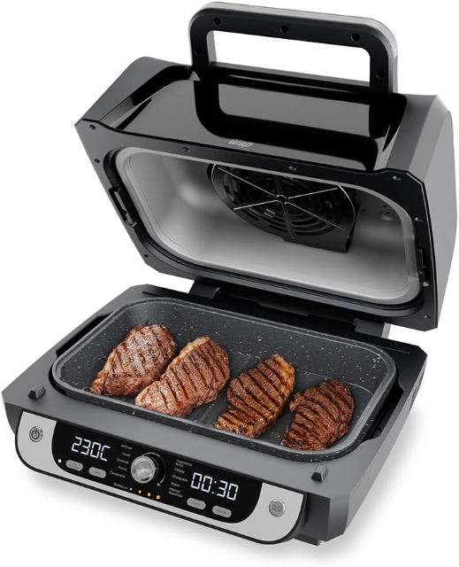 WAP Fritadeira Elétrica Air Fryer Barbecue Digital 12 em 1, 10 Litros, 4 Níveis de Temperatura, Antiaderente, 1800W