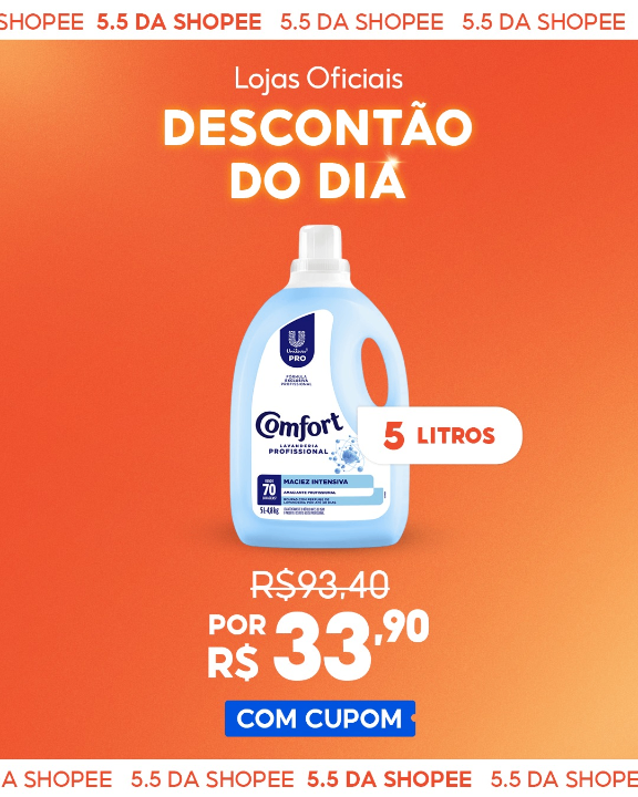 Amaciante Profissional 5L Comfort