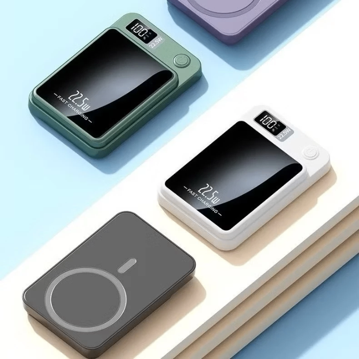 Carregador Portátil Para Iphone Indução Magsafe Powerbank 10000 mAh Battery Pack -FY-109