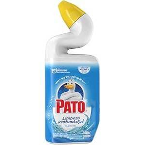 Pato Limpador Sanitário Gel Desinfetante, Marine, Limpeza Profunda, 500ml