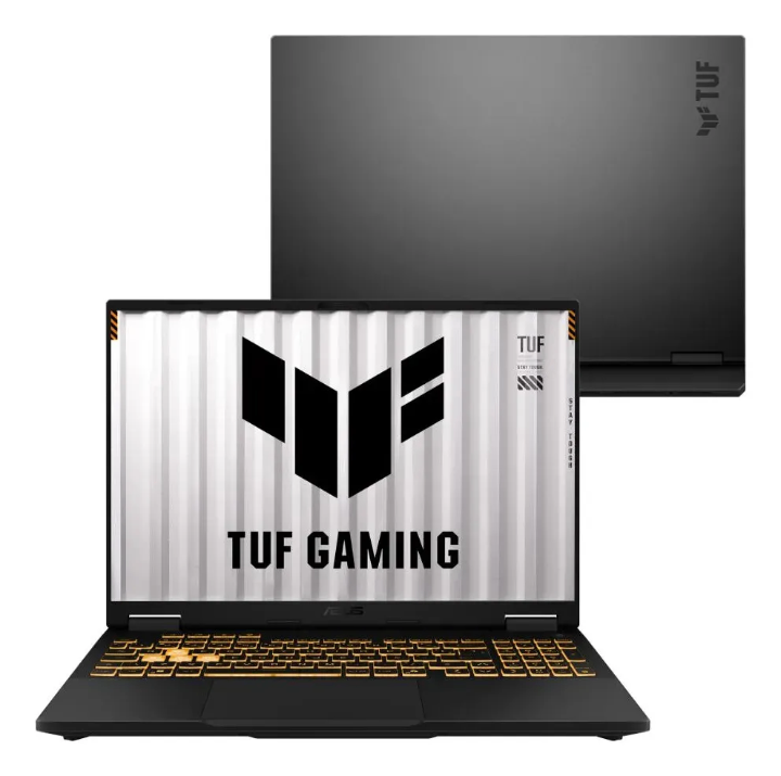 Notebook ASUS TUF Gaming F16 FX608JMR NVIDIA RTX 5060 CORE I7 16GB RAM 512GB SSD Windows 11 Home Tela de 16" FHD 165Hz Gray - RV150W