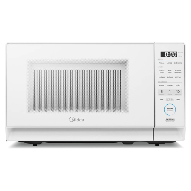 Micro-ondas Midea 20L MasterCook 6 funções MHP20B1 Branco