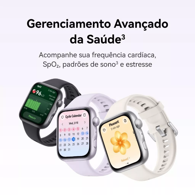 HUAWEI WATCH FIT 5 | Smartwatch Relogio | AMOLED de 182" Design Leve | Mini Treino | 64 GB | GPS