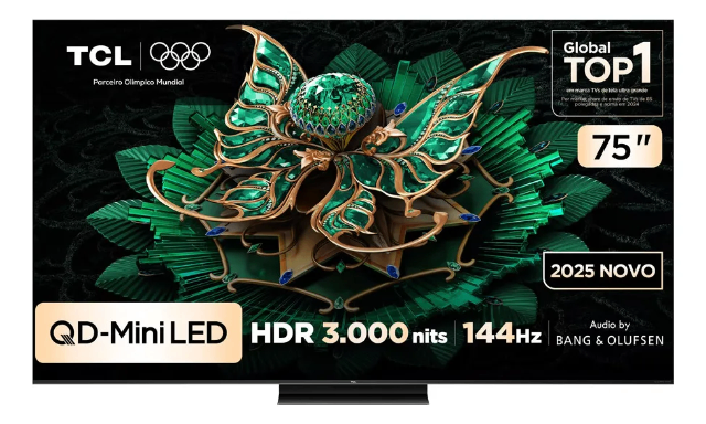 Smart Tv 75 75c7k 4k Qd-mini Led 144hz Google Tv Tcl
