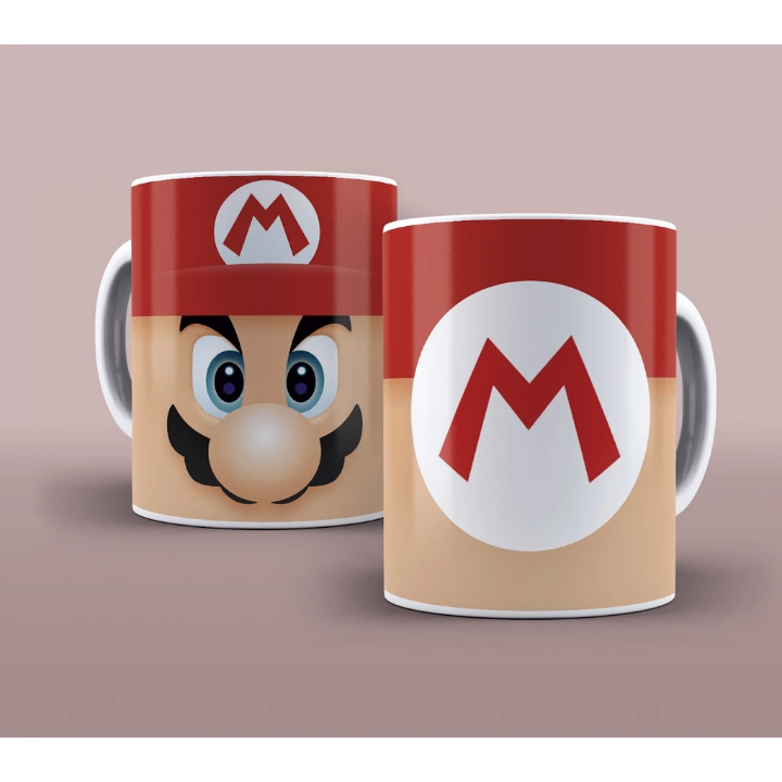 Caneca Mario Bros - Presente - Porcelana