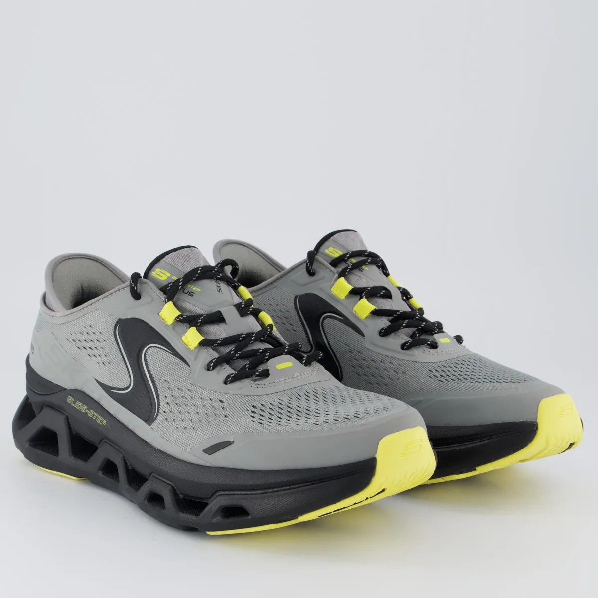 Tênis Skechers Glide-step Altus Cinza E Preto