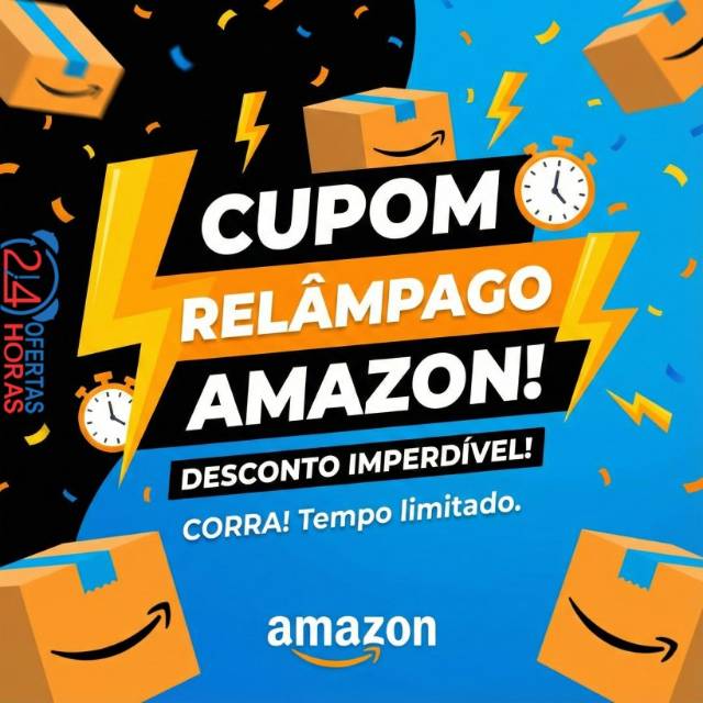 Cupom de R$ 50 acima de R$ 450 na Amazon
