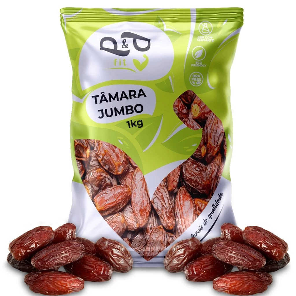 Tamara Jumbo Fresca 1kg Carnuda Original Medjool Selecionada